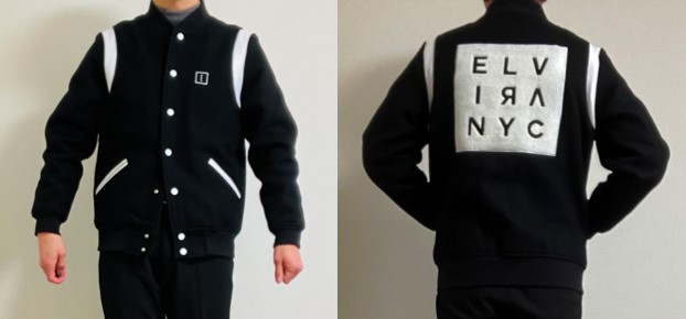 ELVIRAのスタジャンのサイズ感