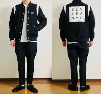ELVIRAのスタジャンを使ったコーディネート